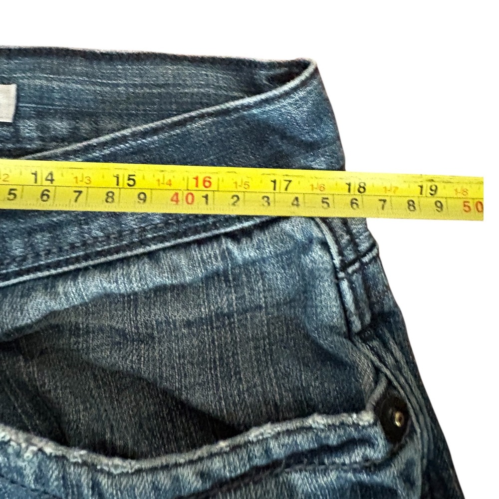 DKNY Jeans Mens 36x34 Medium Wash Straight Leg Denim Pants Cotton Distressed - Picture 4 of 8